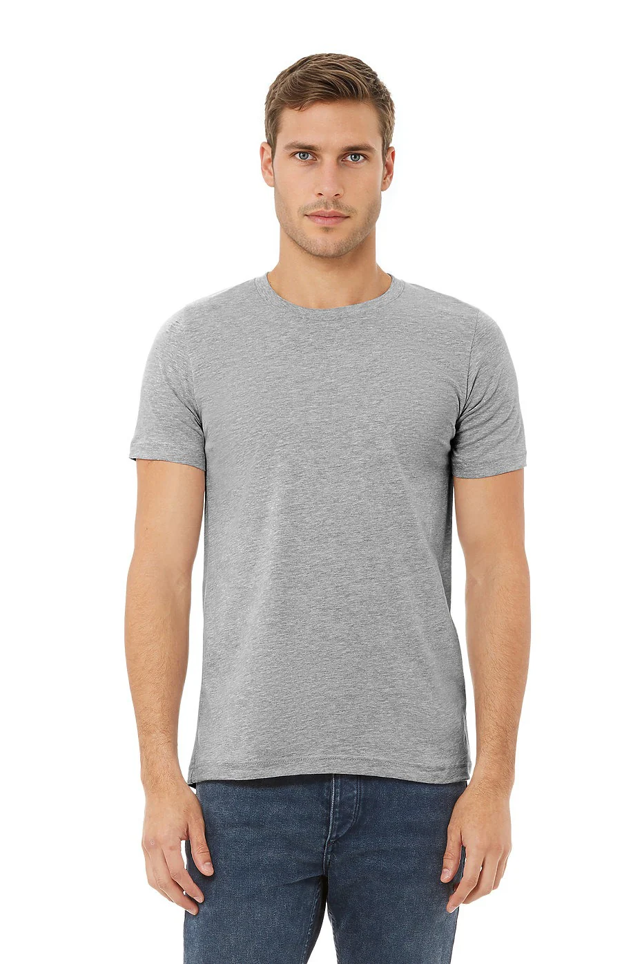 BELLA 3001CVC UNISEX HEATHER JERSEY SHORT SLEEVE TEE - Image 17