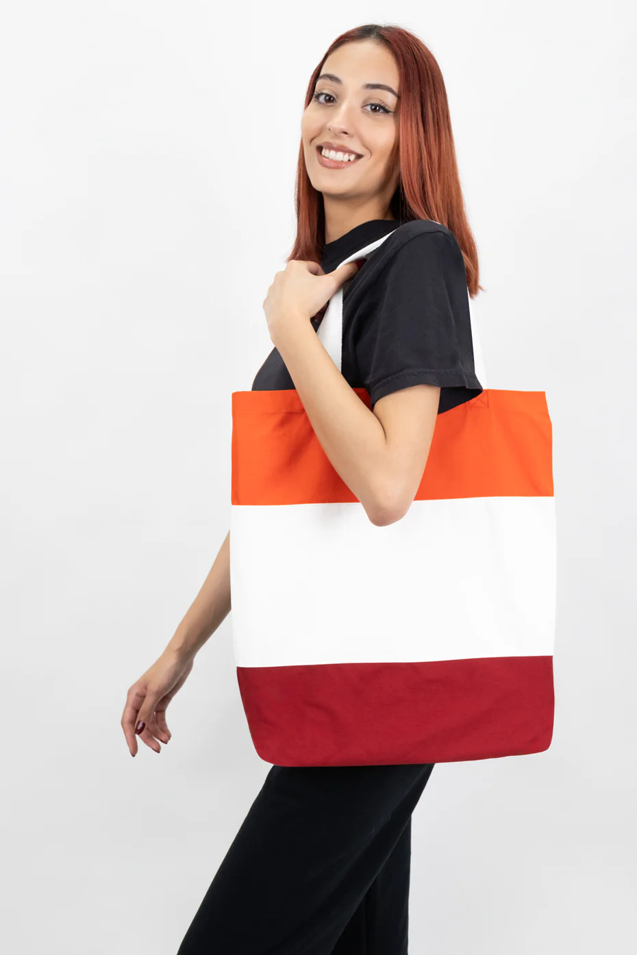 Color Block Tote Bag - Mix and Match - Image 20