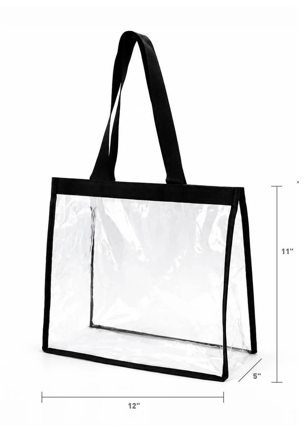 Heavy Duty Clear Stadium and School Bags - Premium Transparent PVC Backpack, Tote, Crossbody & Hip Bag - Image 7
