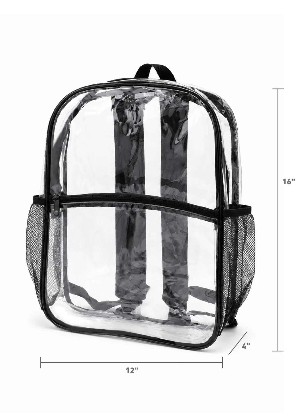 Heavy Duty Clear Stadium and School Bags - Premium Transparent PVC Backpack, Tote, Crossbody & Hip Bag - Image 9