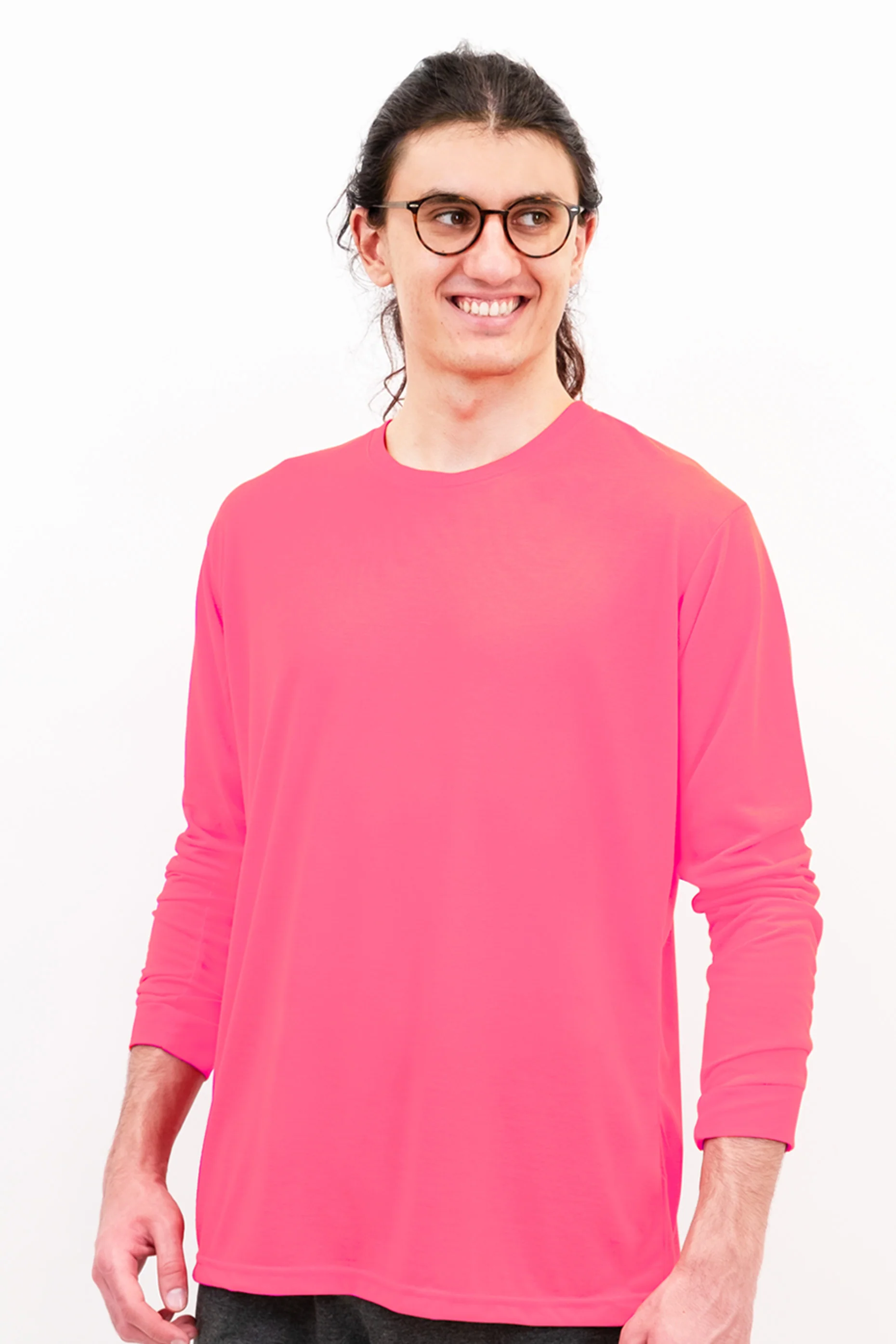 High Visibility Cotton Blend Long Sleeve T-Shirts Laviva Sports™ - Image 3