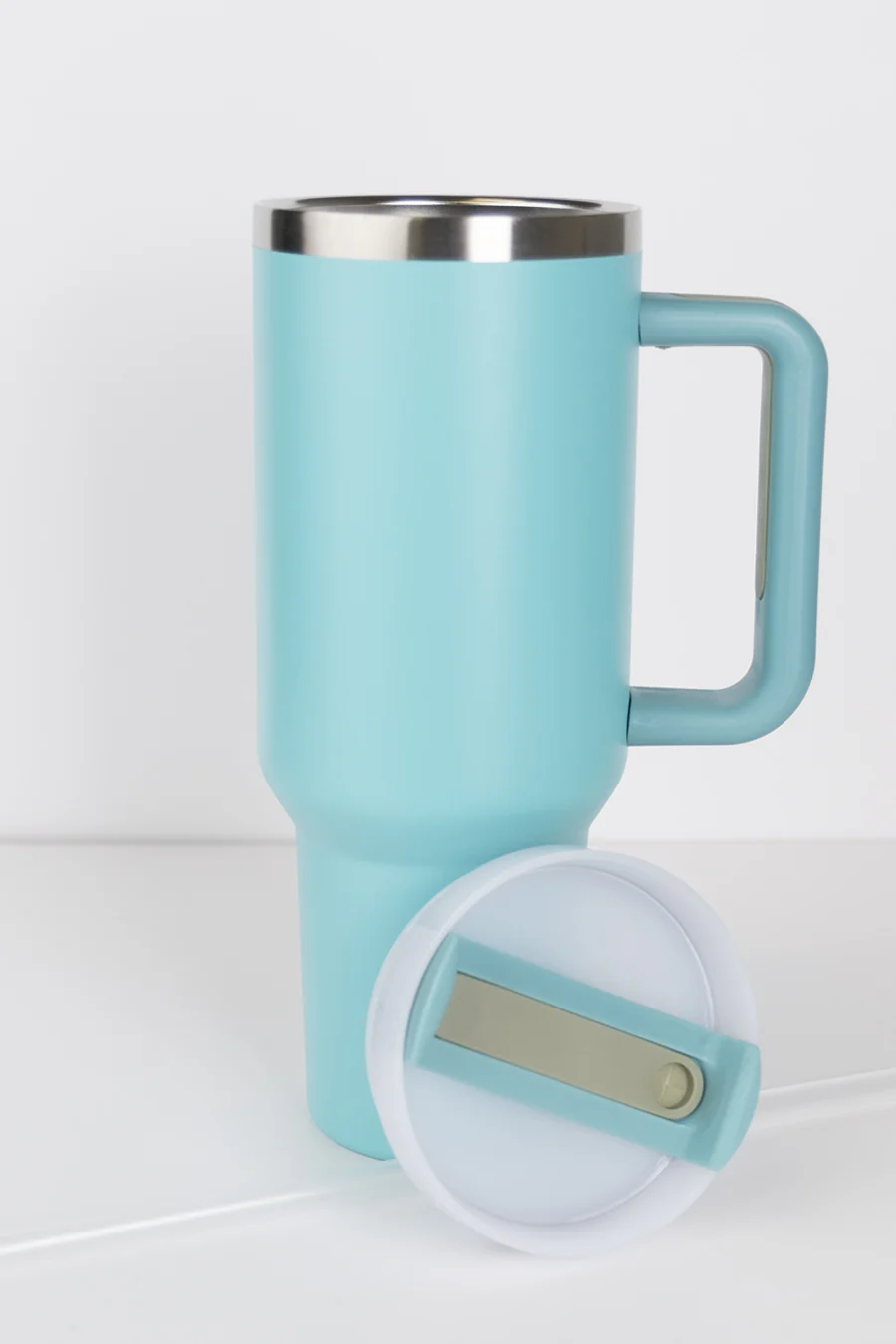 RoadSip Stainless Steel Tumbler with Handle and Sip 40 oz. - Image 20