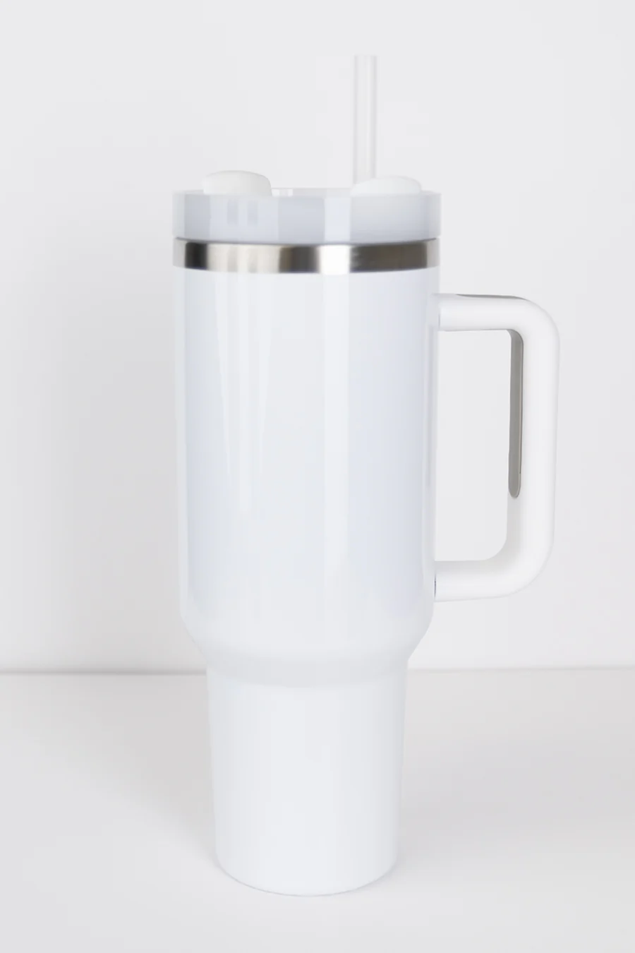 RoadSip Stainless Steel Tumbler with Handle and Sip 40 oz. - Image 4