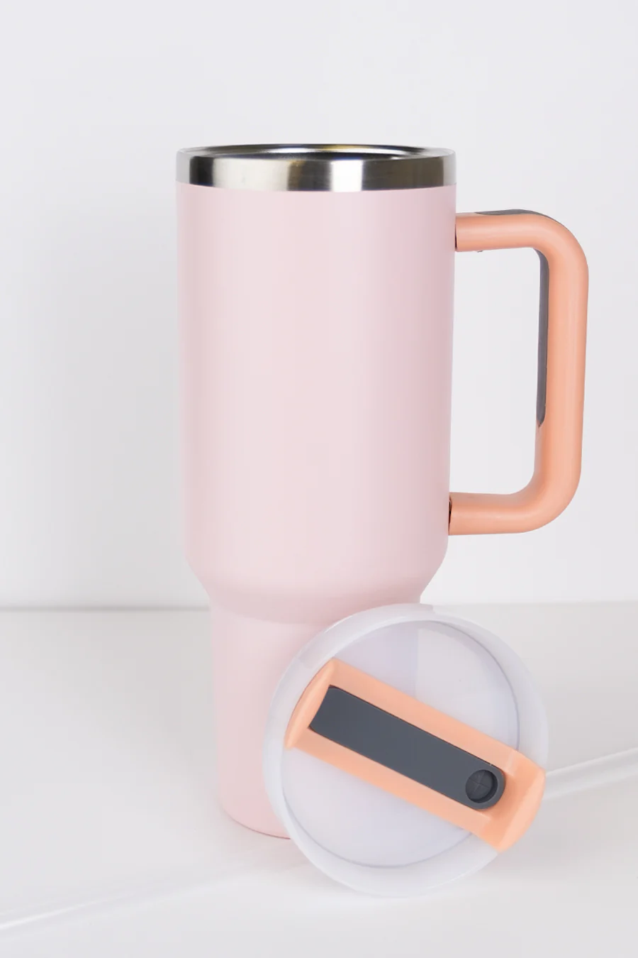 RoadSip Stainless Steel Tumbler with Handle and Sip 40 oz. - Image 7