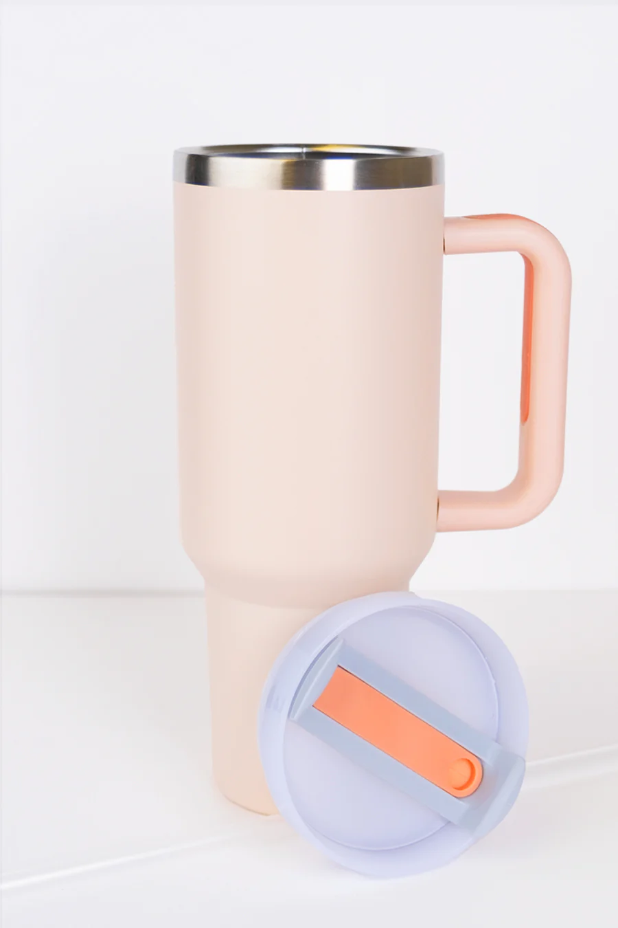RoadSip Stainless Steel Tumbler with Handle and Sip 40 oz. - Image 9