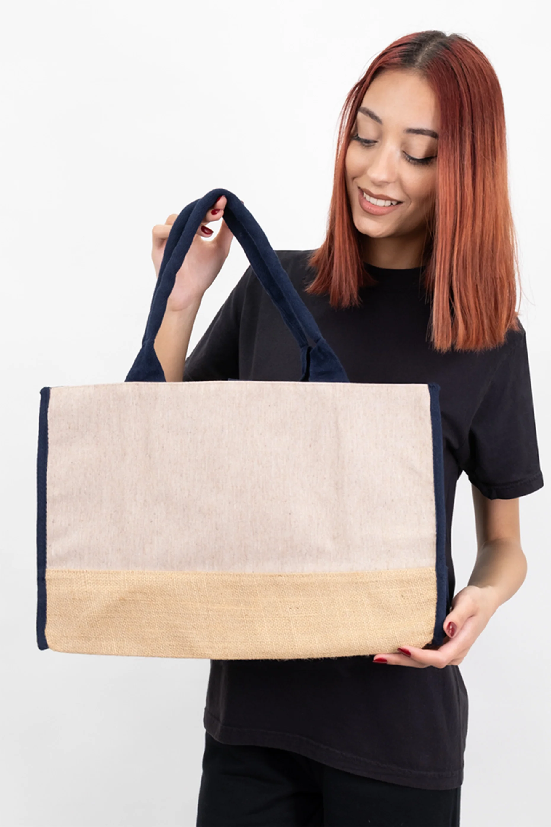 Trimmed Jute Tote Bag - Classy and Eco-Friendly - Image 4