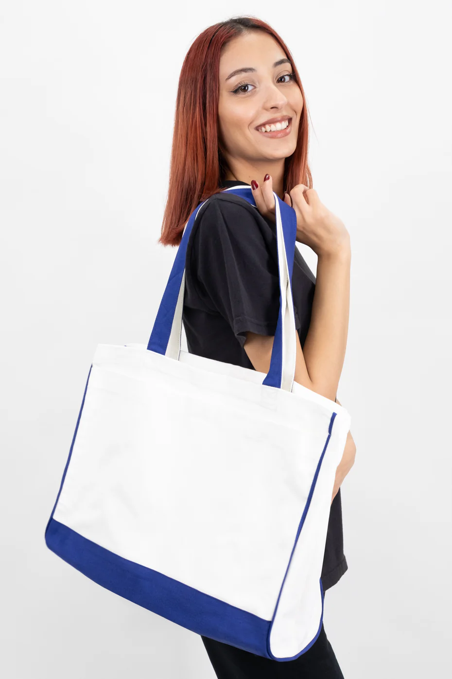 Trimmed Tote Bag - Sleek and Versatile - Image 14