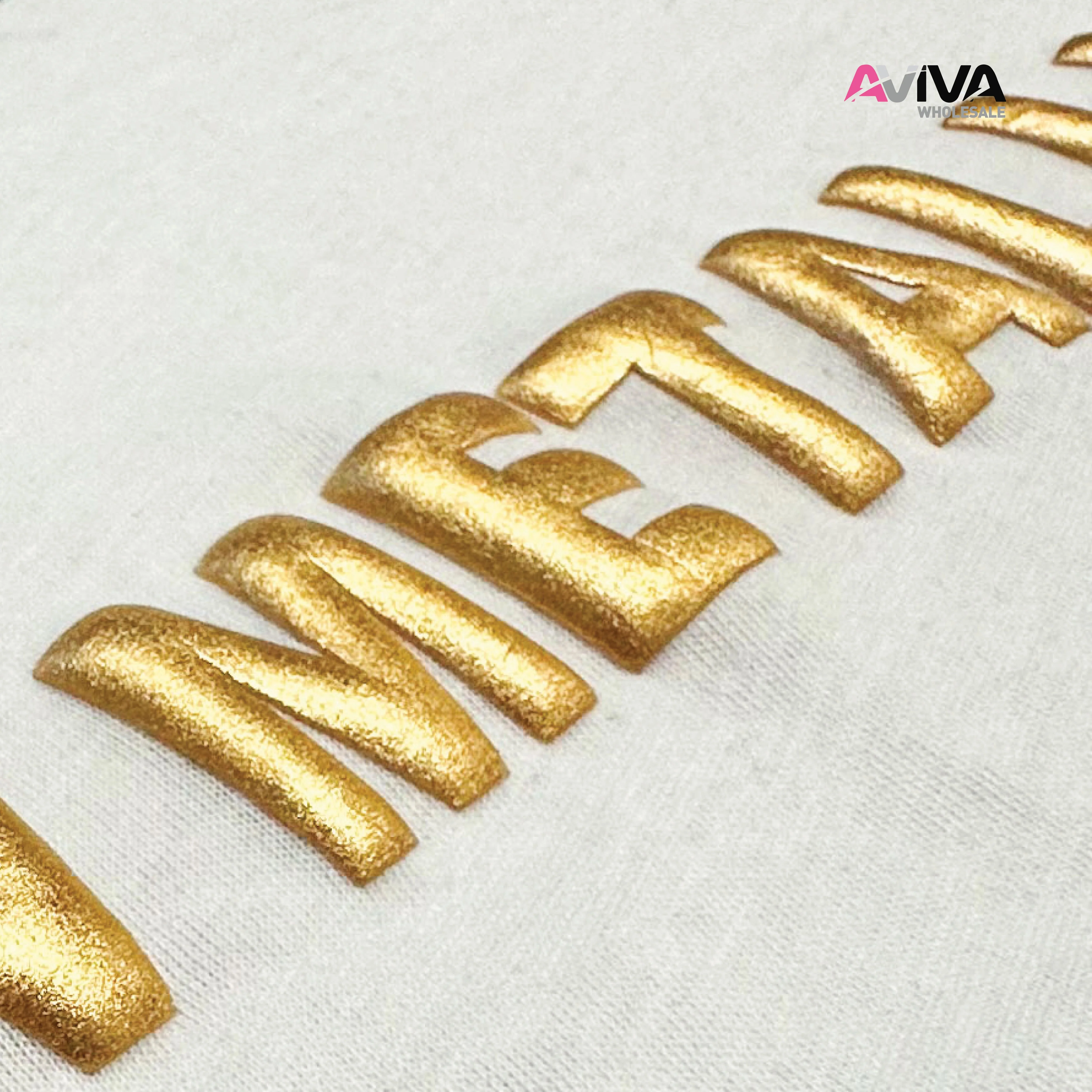 Ultra Flex Puff Metallic 20” wide Heat TRANSFER Vinyl for T-Shirt and Apparel - HTV - Image 3